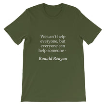 Everyone can help someone t-shirt