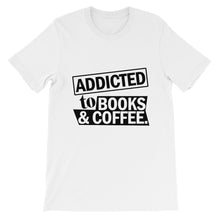 Addicted to Books and Coffee t-shirt