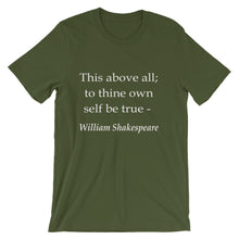 To thine own self be true t-shirt