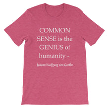 Common Sense is the genius of humanity