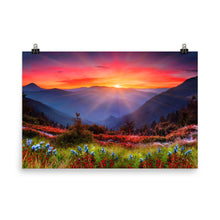 Sunset poster