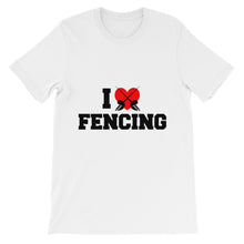 I Love Fencing t-shirt