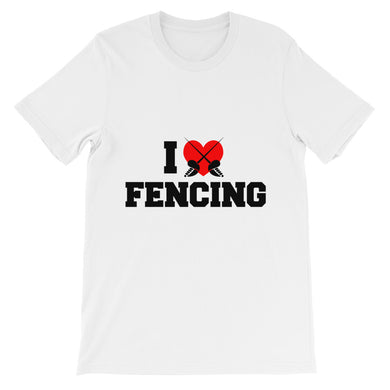 I Love Fencing t-shirt
