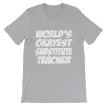World's Okayest Substitute Teacher t-shirt