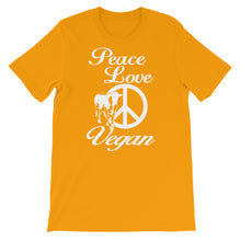 Peace Love Vegan t-shirt