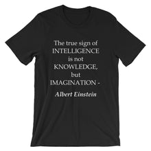 True sign of intelligence t-shirt