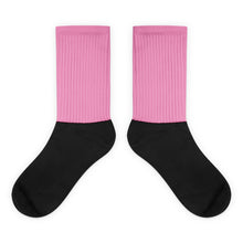 Pink foot socks