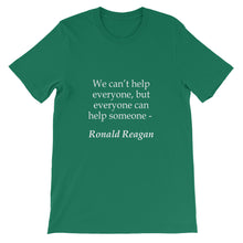 Everyone can help someone t-shirt