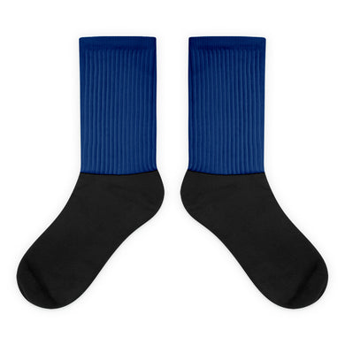 Navy foot socks