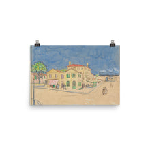 Yellow House Van Gogh poster