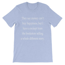 A whole different story t-shirt