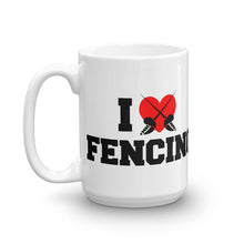 I Love Fencing Mug