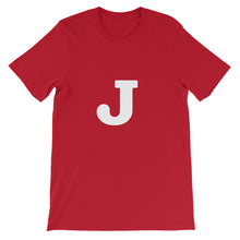 J Short-Sleeve Unisex T-Shirt