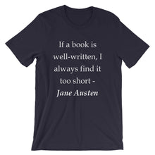 If a book is well-written t-shirt