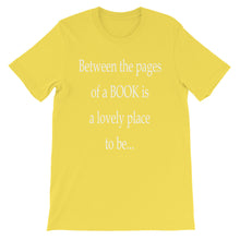 Between the pages of a book t-shirt