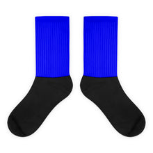 Blue foot socks