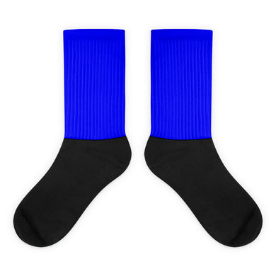 Blue foot socks
