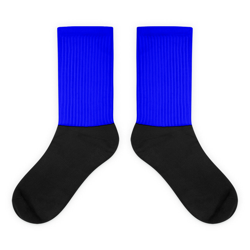 Blue foot socks
