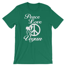 Peace Love Vegan t-shirt