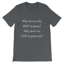 Live in Peace t-shirt