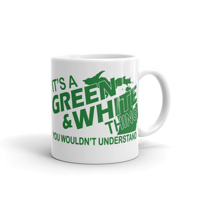 It's a Green and White Thing Mug