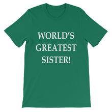 World's Greatest Sister t-shirt