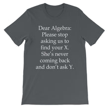 Dear Algebra t-shirt
