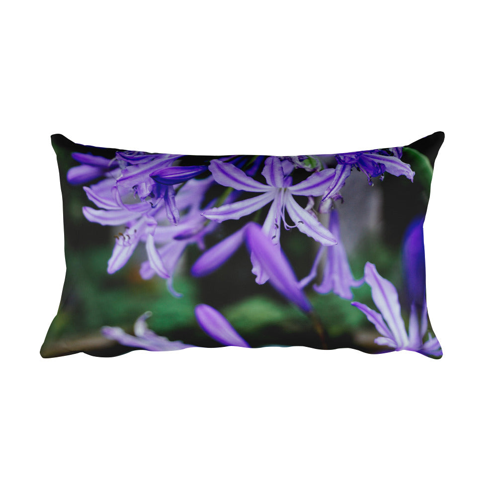 Purple Flowers Pillow