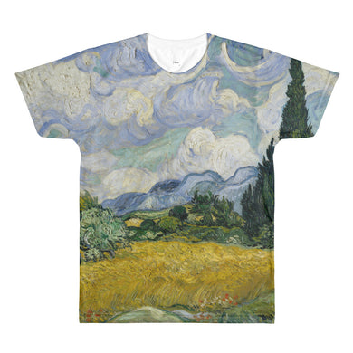 Van Gogh Sublimation men’s crewneck t-shirt