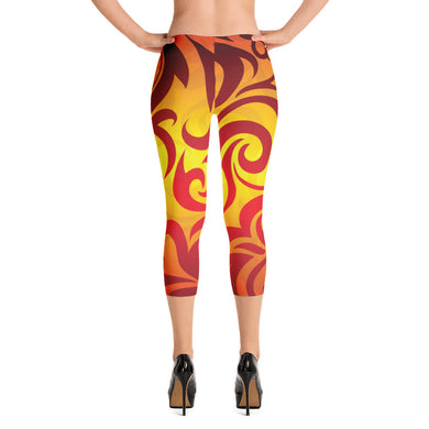 Pattern Capri Leggings