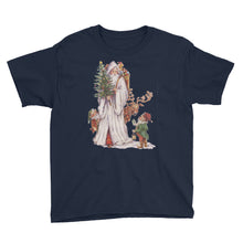 Vintage Father Christmas Youth Short Sleeve T-Shirt