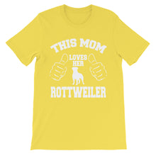 This Mom Loves Her Rottweiler t-shirt