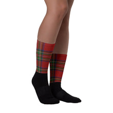 Plaid foot socks