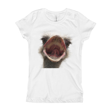 Girl's T-Shirt - Ostrich