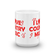 I Love Country Music Mug