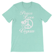 Peace Love Vegan t-shirt