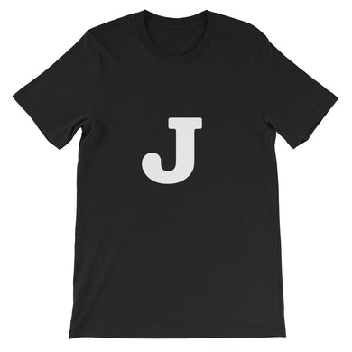 J Short-Sleeve Unisex T-Shirt