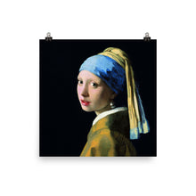 Girl with a pearl earring poster