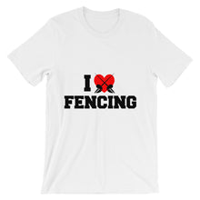 I Love Fencing t-shirt