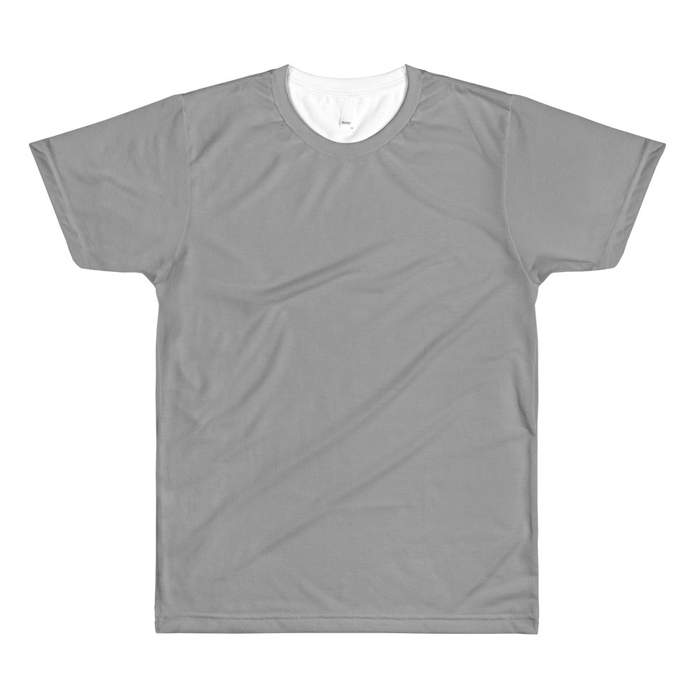 Gray men’s crewneck t-shirt