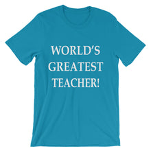 World's Greatest Teacher t-shirt