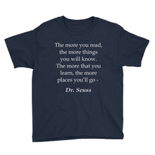 The More You Read Youth Short Sleeve T-Shirt