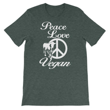 Peace Love Vegan t-shirt