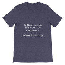 Without music t-shirt