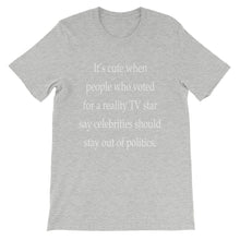 Celebrities and Politics t-shirt