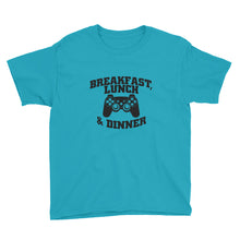 Breakfast, Lunch, and Dinner Youth Short Sleeve T-Shirt