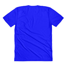Blue women’s crew neck t-shirt