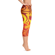 Pattern Capri Leggings