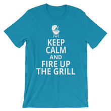 Keep Calm and Fire Up the Grill t-shirt
