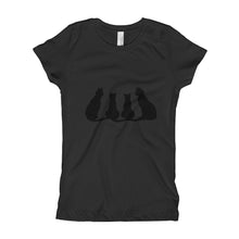 Girl's T-Shirt - Black Cats